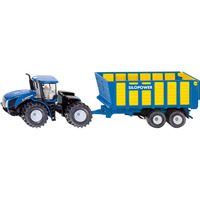 SIKU FARMER New Holland mit Silagewagen, Modellfahrzeug 