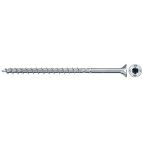 fischer Spanplattenschraube PowerFast II 6,0x100 Senkkopf TX 100 Stück, mit Teilgewinde, verzinkt