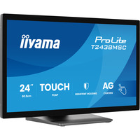 iiyama ProLite T2438MSC-B2, LED-Monitor 60.5 cm (23.8 Zoll), schwarz (matt), FullHD, IPS, HDMI, DP, USB-Hub, 120Hz Panel