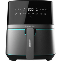 Cecotec Heißluftfritteuse Cecofry Full InoxBlack 5500 Pro schwarz, 1.700 Watt, Korb 5,5 Liter