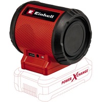EINHELL TC-SR 18 Li BT, Lautsprecher rot, Bluetooth, AUX, USB