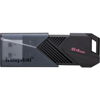 Kingston DataTraveler Exodia Onyx 64 GB, USB-Stick schwarz/schwarz, USB-A 3.2 Gen 1