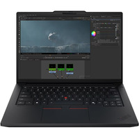 Lenovo ThinkPad P14s G7 Intel (21XJ004WGE), Notebook schwarz, Intel® Core™ Ultra 7 366H, NVIDIA RTX PRO 500, 64 GB LPDDR5X, 1 TB (1 TB SSD), Windows 11 Pro