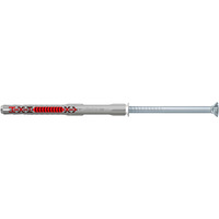 fischer Langschaftdübel DuoXpand 8x100 T  hellgrau/rot, 10 Stück