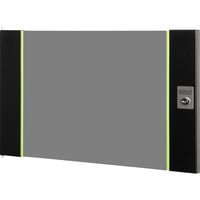 Digitus Glas-Fronttür für 19" 7HE Wandgehäuse Unique Serie, Frontpanel schwarz, 7 Höheneinheiten
