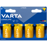 TestA Longlife Batterie LR20, D (Mono) 4 Stück