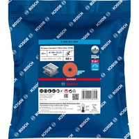 Bosch Professional Expert R782 Prisma Ceramic Fiberschleifscheibe, Ø 180mm, K80 25 Stück, Bohrung 22,23mm