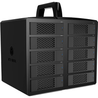 ICY BOX IB-3710-CU31, Laufwerksgehäuse schwarz