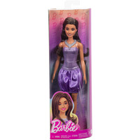 Mattel Barbie Fashionista Puppe im Paillettenkleid mit Satinrock 