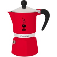 Bialetti Rainbow, Espressomaschine rot, 3 Tassen