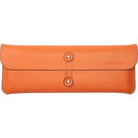 Keychron K9 (60%) Leather Travel Pouch   , Tasche orange, aus Leder
