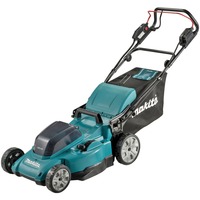 Makita Akku-Rasenmäher DLM481Z, 36Volt (2x18Volt) blau/schwarz, ohne Akku und Ladegerät, mit Radantrieb