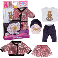 ZAPF Creation BABY born® Glam-Outfit 43cm , Puppenzubehör 