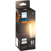 Philips HUE White Filament Lampe E27 Edison ST64 550 lm, LED-Lampe 