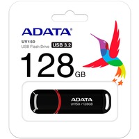 ADATA UV150 128 GB, USB-Stick schwarz/rot, USB-A 3.2 Gen 1