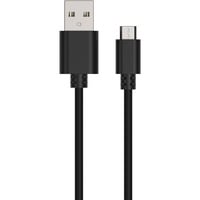 Ansmann USB 2.0 Kabel, USB-A Stecker > Micro-USB Stecker schwarz, 1 Meter