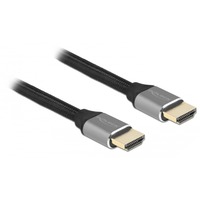 DeLOCK Ultra High Speed HDMI-Kabel 48 Gbps 8K 60Hz grau, 2 Meter