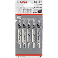 Bosch Stichsägeblatt T 101 BIF Special for Laminate, 83mm 5 Stück