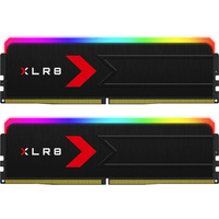 PNY DIMM 32 GB DDR5-6400 (2x 16 GB) Dual-Kit, Arbeitsspeicher schwarz, MD32GK2D5640036XRGB, XLR8 Gaming EPIC-X RGB, INTEL XMP, AMD EXPO