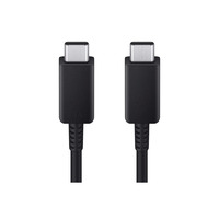 Samsung USB 2.0 Kabel EP-DX510 (5A), USB-C Stecker > USB-C Stecker schwarz, 1,80 Meter, PD, Laden mit bis zu 100 Watt