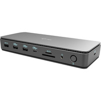 i-tec Thunderbolt4 2x Display Docking Station Gen3 Power Delivery 92W, Dockingstation schwarz, Anschluss per USB-C/Thunderbolt 3/4