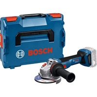 Bosch Professional Akku-Winkelschleifer GWS 18V-11 Professional solo, 18Volt blau, ohne Akku und Ladegerät, in L-BOXX
