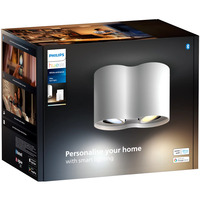 Philips HUE White Ambiance Pillar Doppelspot, LED-Leuchte weiß, inkl. Dimmschalter