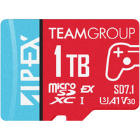 Team Group APEX SD7.1 1 TB SDXC, Speicherkarte rot/blau, MicroSD Express