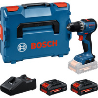 Bosch Professional Akku-Bohrschrauber GSR18V-52 mit 2 Akkus 18 Volt 2,0 Amperestunden im L-Case Retail