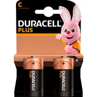 Duracell Plus C, Batterie 2 Stück, C