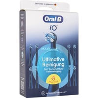 Oral-B Oral-B iO Ultimative Reinigung 8er, Aufsteckbürste schwarz, Überlegene Plaque-Entfernung