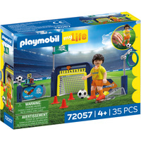 PLAYMOBIL 72057 myLife Fußball-Trainingsstation, Konstruktionsspielzeug 