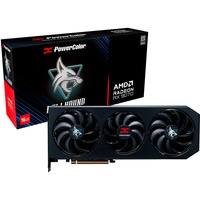 PowerColor Radeon RX 9070 Hellhound 16GB OC, Grafikkarte schwarz, RDNA4, GDDR6, 3x DisplayPort, 1x HDMI