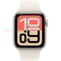 Apple Watch SE 3, Smartwatch silber, Aluminium, 40 mm, Sportarmband polarstern S/M