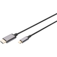 Digitus USB-C Adapterkabel USB-C > HDMI A, 4K @ 30HZ schwarz, 1,8 Meter