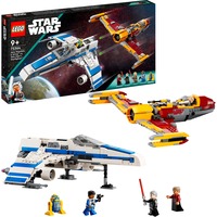 LEGO 75364 Star Wars New Republic E-Wing vs. Shin Hatis Starfighter, Konstruktionsspielzeug 