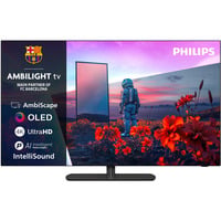 Philips 48OLED811/12, OLED-Fernseher 121 cm (48 Zoll), schwarz/grau, UltraHD/4K, Ambilight 3-seitig, 120Hz Panel