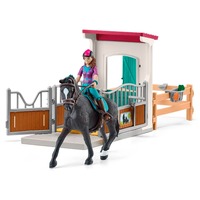 Schleich Horse Club Pferdebox mit Lisa & Storm, Spielfigur 