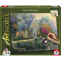 Schmidt Spiele My ArtNOBLE Thomas Kinkade - Lamplight Manor, Malen 