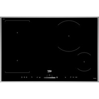 BEKO HII 84500 FHTX, Autarkes Kochfeld schwarz/silber, 77 cm