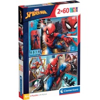 Clementoni Kinderpuzzle Supercolor - Spiderman  2x 60 Teile