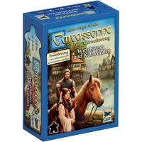 Asmodee Carcassonne - Wirtshäuser und Kathedralen, Brettspiel 1. Erweiterung