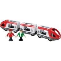 BRIO World Roter Reisezug, Spielfahrzeug rot/weiß