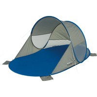 High Peak Pop-Up Strandmuschel Calvia, Zelt blau/grau