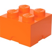 Room Copenhagen LEGO Storage Brick 4 orange, Aufbewahrungsbox orange