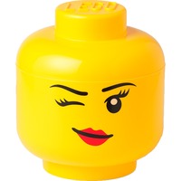 Room Copenhagen LEGO Storage Head "Whinky", klein, Aufbewahrungsbox gelb