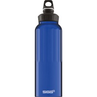 SIGG Alu WMB Traveller 1,5 Liter, Trinkflasche blau
