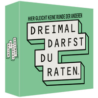 Pegasus Dreimal darfst du raten - Hier gleicht keine Runde der Anderen, Partyspiel 