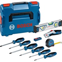 Bosch Professional Schraubendreher- und Handwerkzeug-Set, 19-teilig, Zangen-Set blau, L-BOXX 102