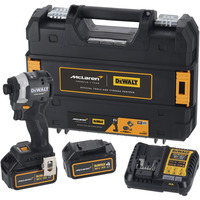 DEWALT Akku-Schlagschrauber DCF85MM2T, 18Volt, 1/4", im McLaren Design grau/schwarz, 2x Li-Ion XR Akku 4Ah, in T STAK Box